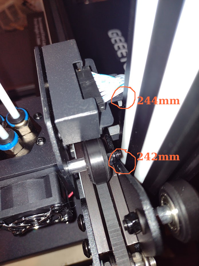 X-axis interference