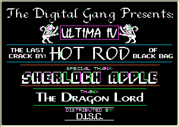 cracked ultima iv screenshot