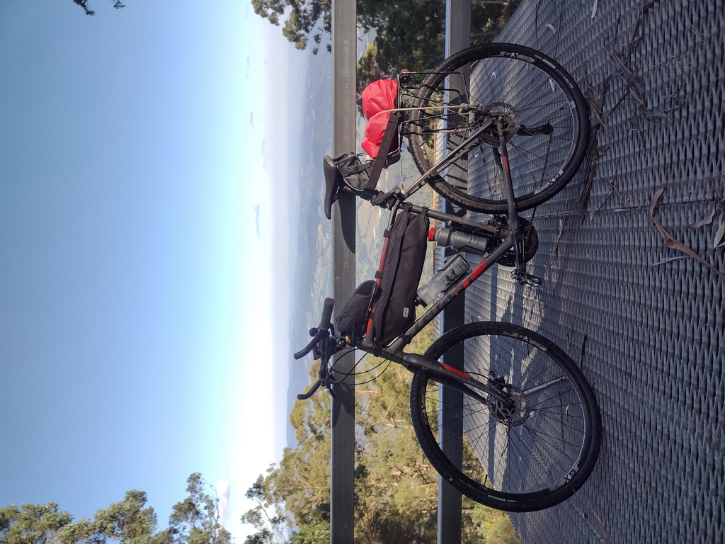 bike on mt donna buang