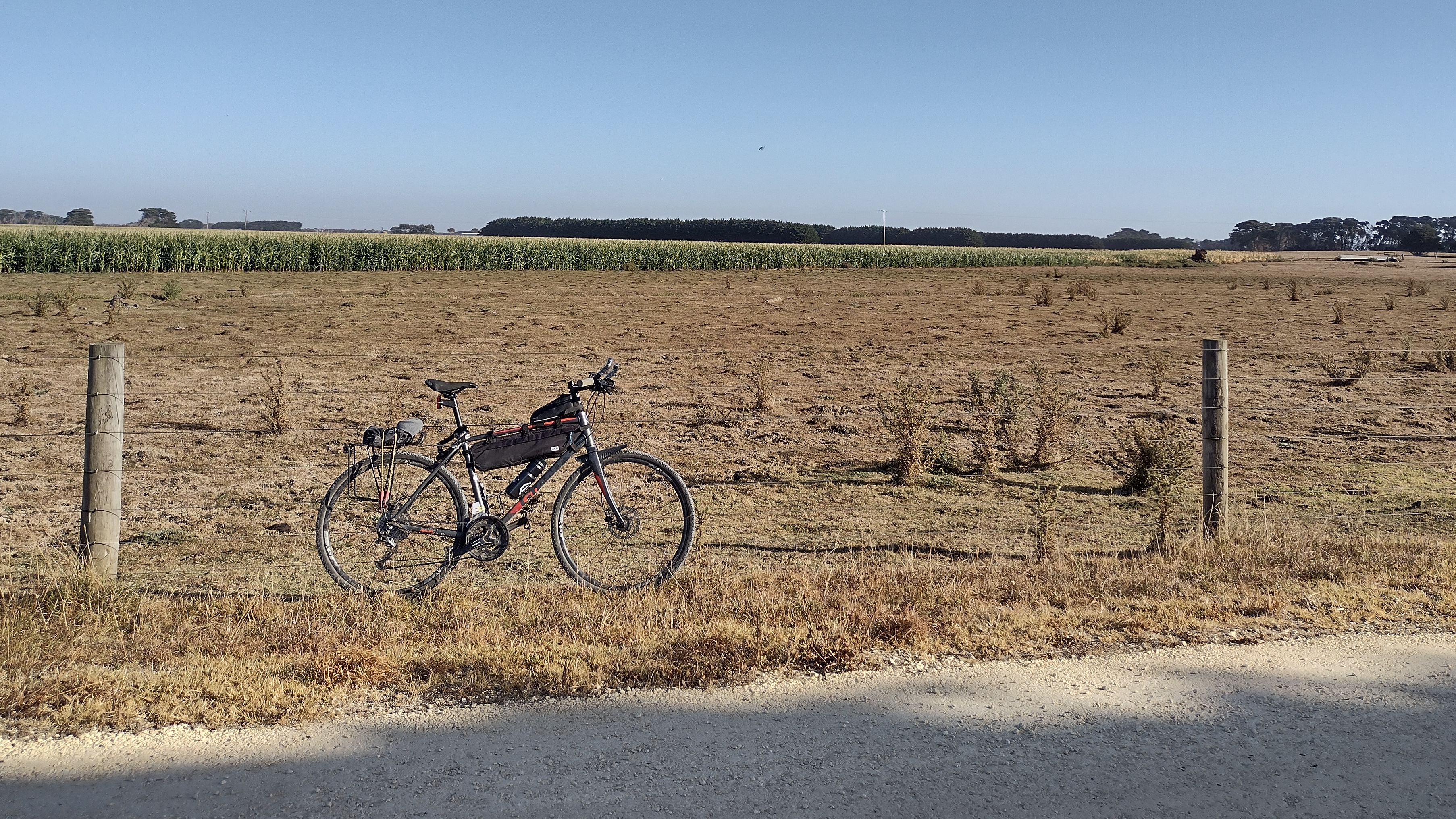 the bike, on the Port Fairy Rail Trail